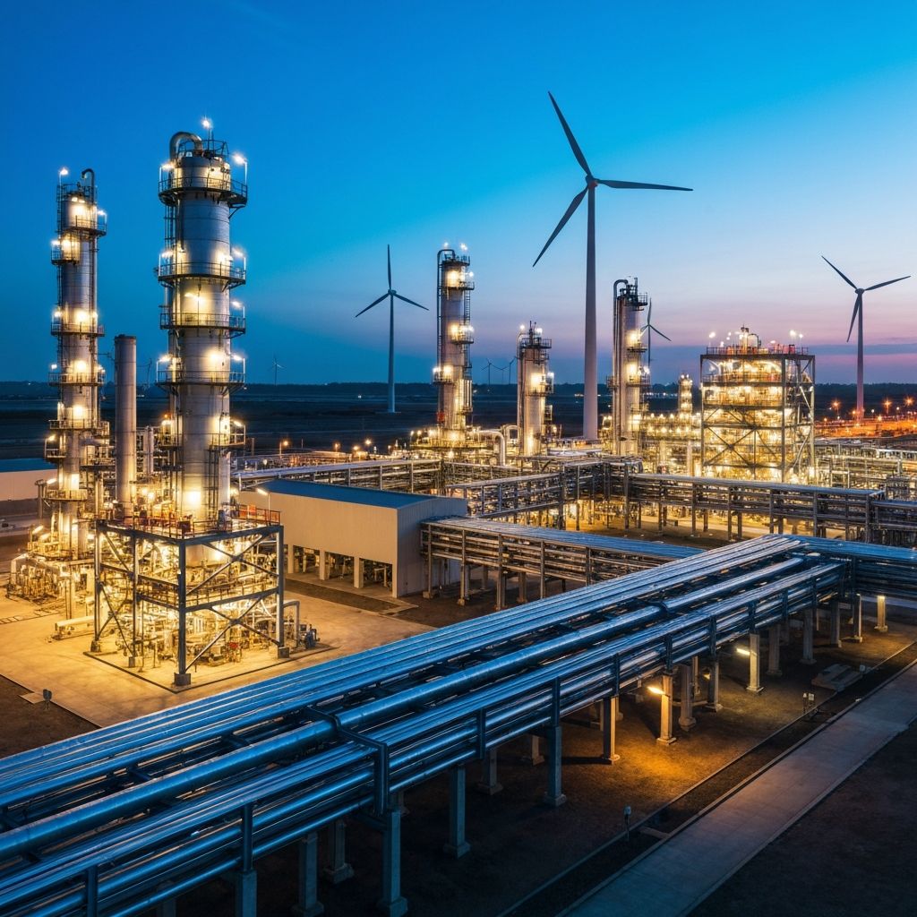 Industrial energy infrastructure powered by AI analytics